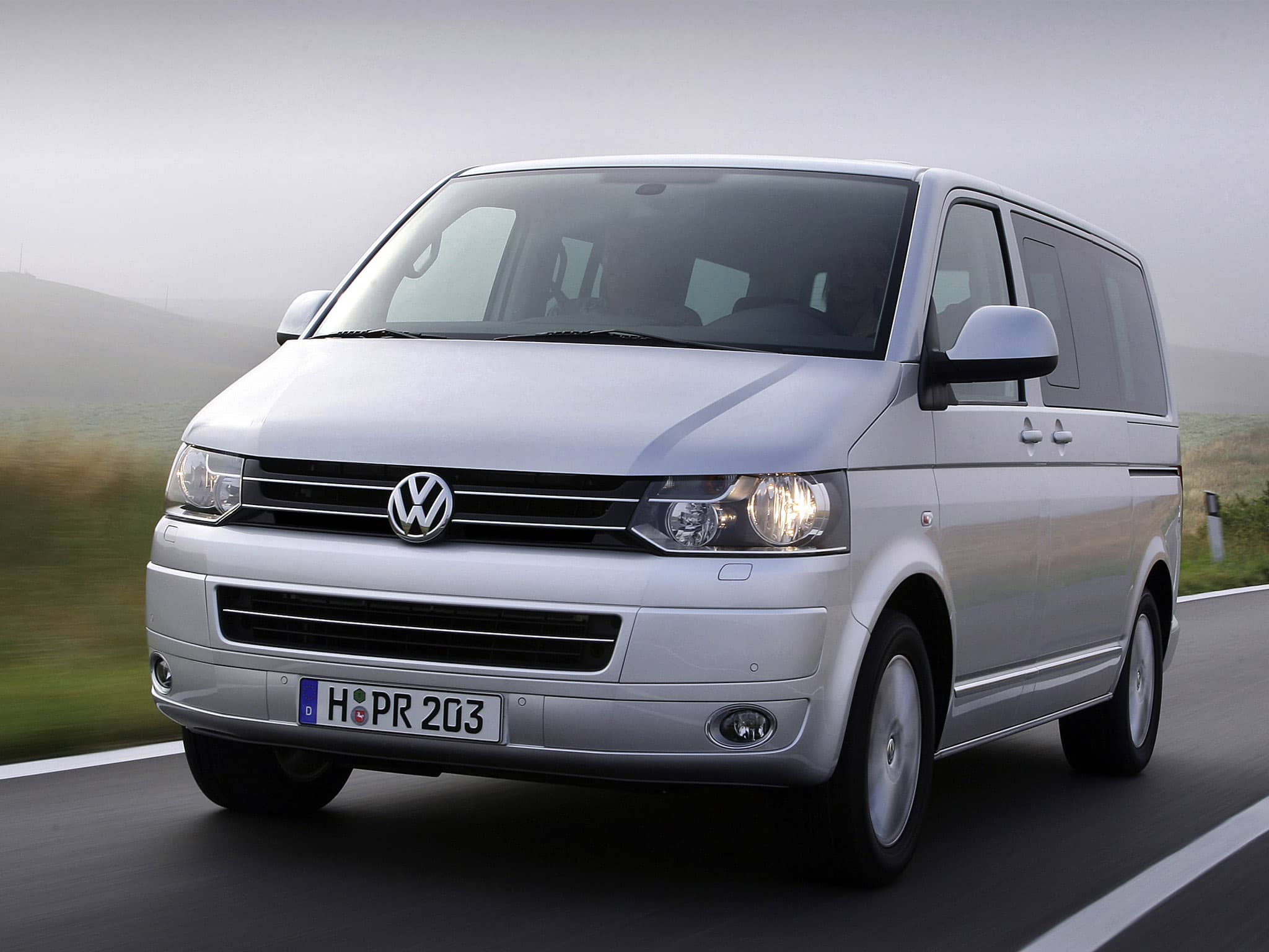 Volkswagen Transporter shuttle USed to describe our top 10 cars for taxi service blog